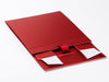 Red A4 Deep Gift Box Sample Supplied Flat
