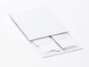 White Small Gift Box No Ribbon Supplied Flat