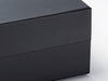 Foldabox UK A5 Deep Black Gift Box magnetic front flap detail