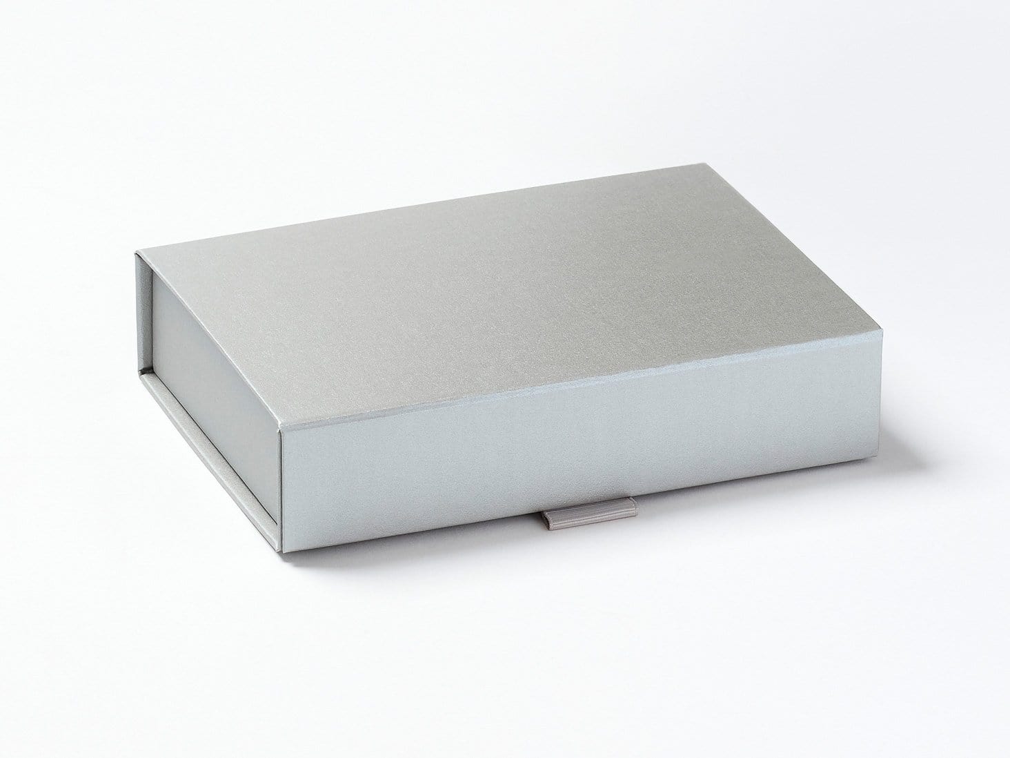 Silver A6 Shallow Gift Box Assembled