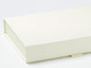 Ivory A5 Shallow Gift Box Front Flap Detail