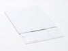 White Medium No Ribbon Gift Box with Magnetic Closure Supplied Flat
