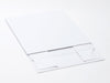 Sample White Large No Ribbon Folding Gift Box Supplied Flat