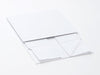 White A5 Deep Gift Box No Ribbon Supplied Flat