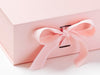 Pale Pink A5 Deep Gift Box Sample Ribbon Detail