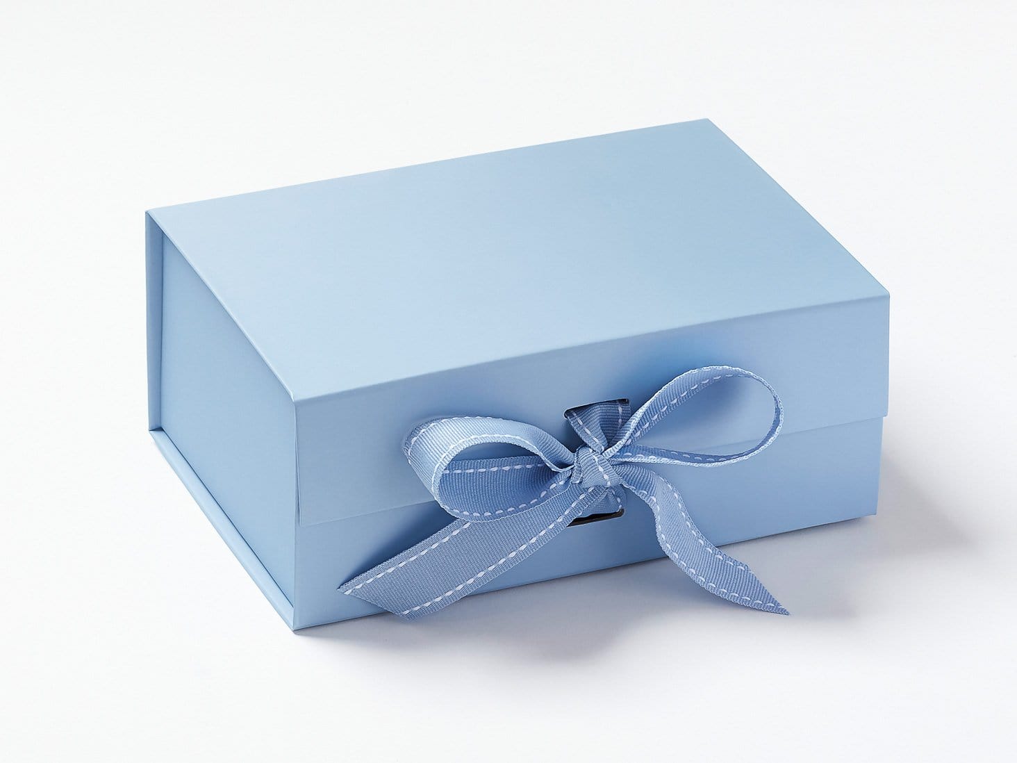 Pale Blue A5 Deep Luxury Gift Box with Changeable Ribbon
