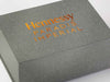 Naked Grey® Folding Gift Box with Custom Foil Hennessy Logo