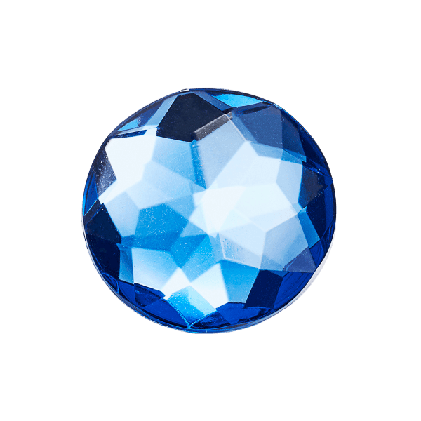 Sapphire Decorative Gemstone Gift Box Closure from Foldabox