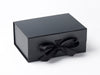 Black A5 Deep Slot Gift Box with Changeable ribbon from stock