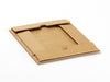 Natural Kraft A6 Shallow Gift Box Sample Supplied Flat