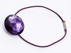 Amethyst Gemstone Gift Box Closure supplied with Purple Elastic