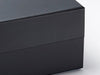 A5 Deep Black Gift Box magnetic front flap detail