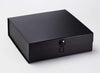 Black Gloss Gift Box Closure on Black Large Gift Box