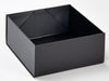 Black Lift Off Lid Gift Box Assembled Base From Foldabox