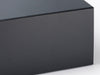 Black Extra Large Deep Gift Box Front Flap Detail