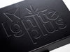 Black Folding Gift Box with Custom Debossed Logo