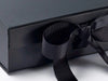 Medium Black Gift Box with changeable ribbon detail