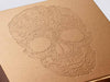 Copper Gift Box with Custom Debossed Skull Design
