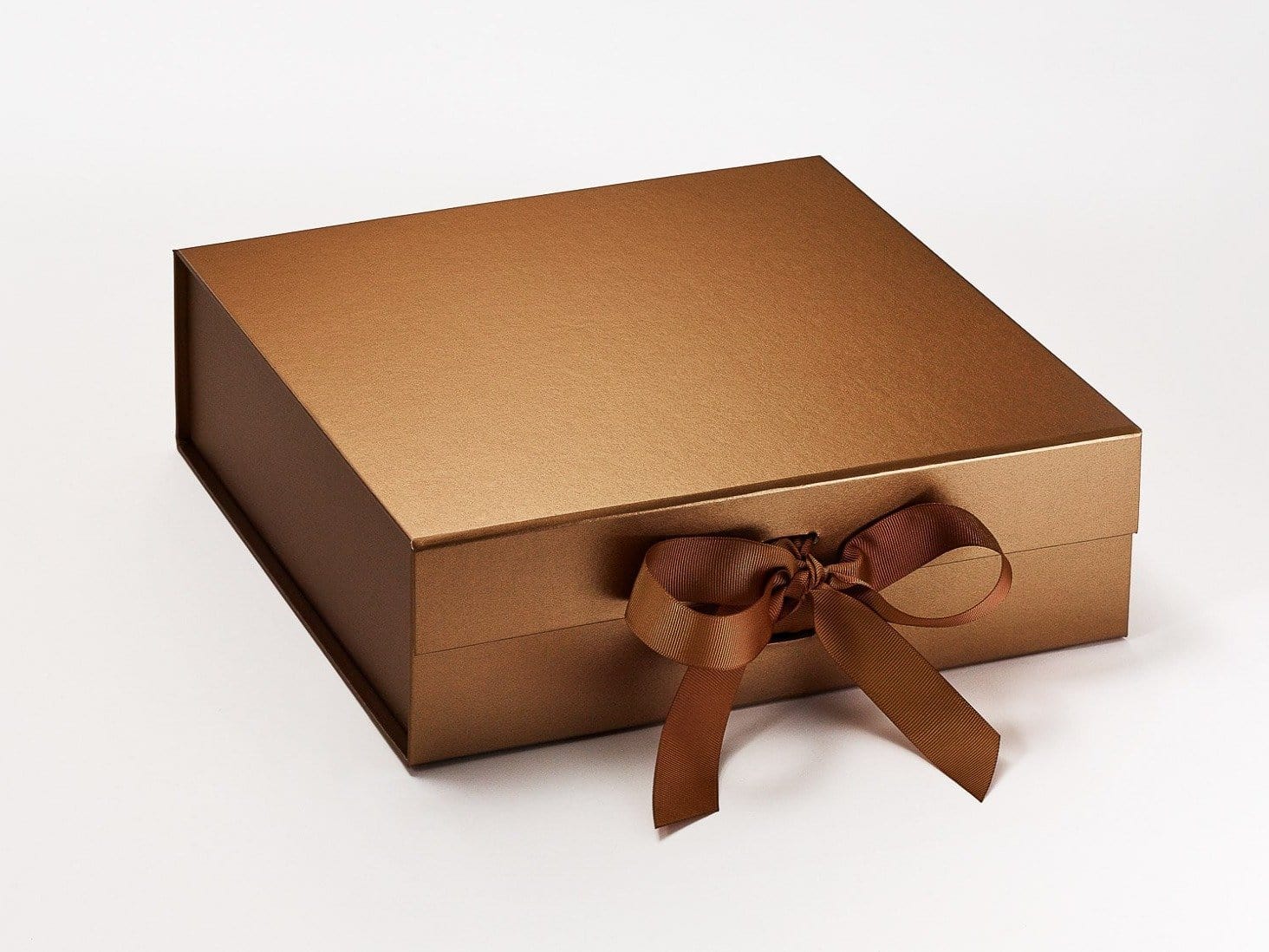 Large Copper Luxury Gift Boxes with Changeable Ribbon