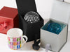 Large Black Cube Gift Boxes Perfect For Mug and Candle Packaging from Foldabox