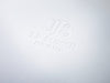 Custom Debossed Logo to Lid of White Folding Stock Gift Box