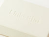 Ivory Gift Box with Custom Debossed LinkedIn logo to lid