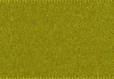 Moss Green Recycled Satin Ribbon Sample from Foldabox