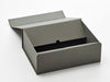 A4 Deep Naked Grey® Gift Box Partly Assembled Showing Inner Flaps