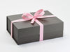 Naked Grey® A4 Deep Gift Box with Pale Pink Grosgrain Ribbon