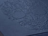 Navy Blue Folding Gift Box with Custom Debossed Design