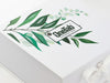 Example of Custom CMYK Digital Print Onto White Gift Box