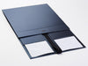 Pewter XL Deep Gift Box Sample Supplied Flat with Ribbon