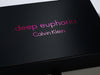 Black Folding Gift Box with custom printed Pink Foil Logo to Lid from Foldabox