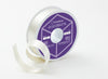 Ivory Bridal White 20m Satin Ribbon Roll from Foldabox