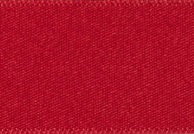 Red Recycled Satin Ribbon Sample from Foldabox