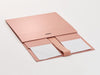 Rose Gold A5 Deep Luxury Folding Gift Box Supplied Flat