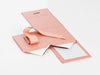 Rose Gold Large Cube Folding Gift Box Supplied Flat