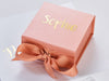 Rose Gold Gift Box with Gold Foil Personalisation from Beau and Bella