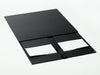 Sample Black A3 Deep Gift Box Supplied Flat with Ribbon
