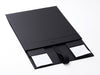 Black Large Slot Gift Box Supplied Flat