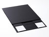 Sample Black Large No Ribbon Gift Box Supplied Flat