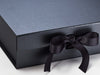 Large Pewter Gift Box Sample Ribbon Detail