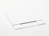 White A3 Shallow Gift Box No Ribbon Supplied Flat