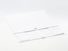 White A3 Shallow Gift Box Sample Supplied Flat with Ribbon