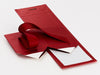 Red Large Cube Gift Box Suppled Flat