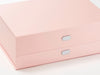 Silver Metal Slot Decal Labels Featured on Pale Pink Slot Gift Box