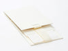 Ivory Small Gift Box with Fixed Ribbon Supplied Flat