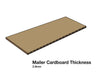 Corrugated Kraft Mailing Carton Sample Thickness