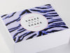 White A5 Deep Gift Box with Custom CMYK Printed Design from Foldabox