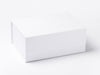White A5 Deep Folding Gift Box Sample without ribbon